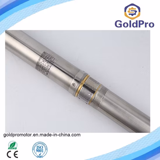 4sdm haute vitesse fil de cuivre turbine en plastique à plusieurs étages corps en acier inoxydable drainage submersible pompe à eau de puits profond électrique avec contrôleur MPPT