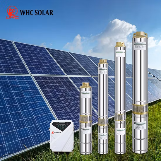Système solaire haute pression 24V 48V 72V 110V, énergie propre, centrifuge, Irrigation agricole, pompe à eau Submersible solaire DC